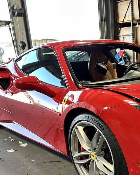 Ferrari 488 GTB windshield replacement at Low Price Auto Glass in Nashville
